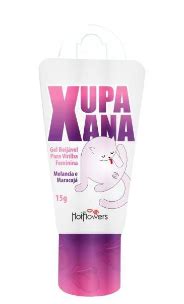 Xupa Xana Gel Beij Vel Feminino G Hot Flowers Prazer Ale Sex
