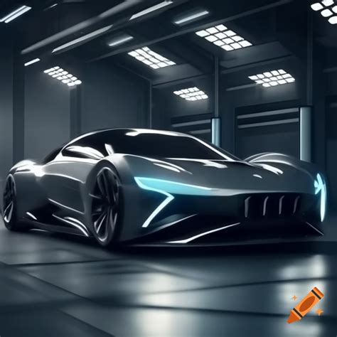 futuristic  car design blending renault clio  ferrari elements