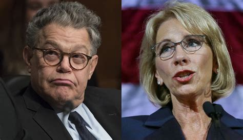 Al Franken Vs Betsy Devos It Pays To Be Careful When Dealing With