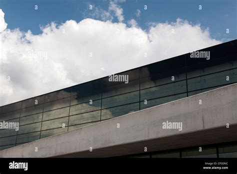 Exterior Detail View Of The Acropolis Museum In Athens Greece Stock