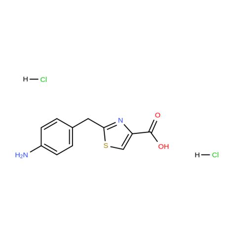 1461708 11 1 2 4 Aminophenyl Methyl 1 3 Thiazole 4 Carboxylic Acid