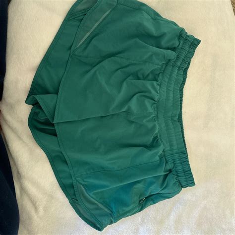 Lululemon Low Rise 4in Hotty Hot Shorts Lululemon Depop