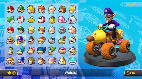 Mario Kart Characters Wii