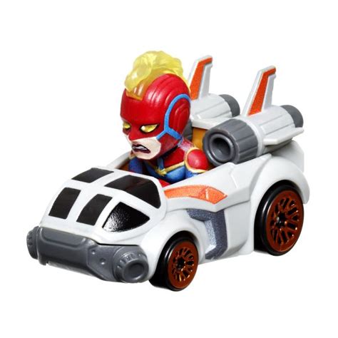 Hot Wheels Race Verse Marvel gyűjthető kisautó Captain Marvel Gyerekajándék