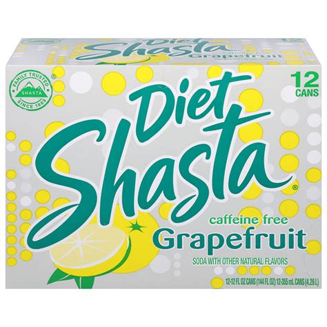 Shasta Soda Caffeine Free Diet Grapefruit 12 Fl Oz Delivery Or