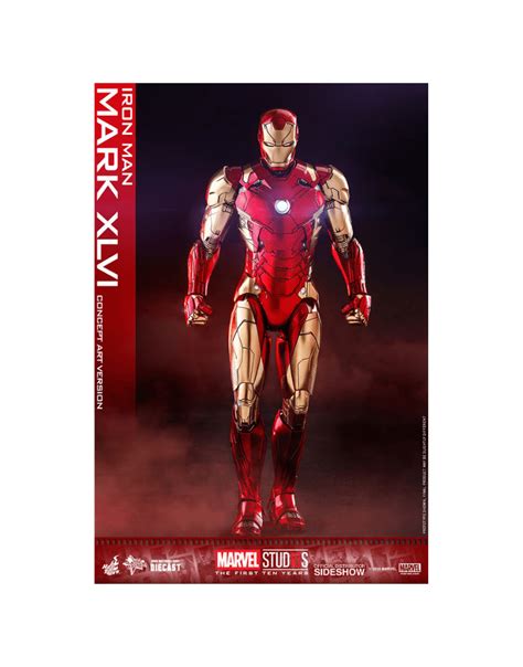 Hot Toys Iron Man Mark Xlvi Concept Art Version Action Pak D