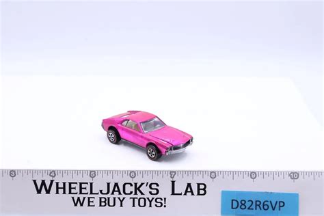 Custom AMX Hot Pink 1969 Redline Hot Wheels Mattel Vintage RL NICE Wheeljack S Lab