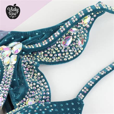 Turquoise Designer Bikini Vicky Ross Signature Collection Vicky Ross Fit