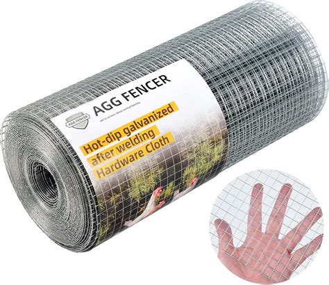 AggFencer Hardware Cloth 1 2 Inch 19 Gauge Hot Dip Galvanized After