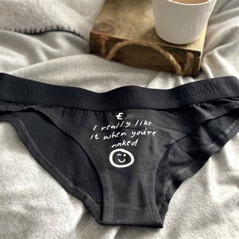 Personalised I Like You Naked Underwear By Solesmith