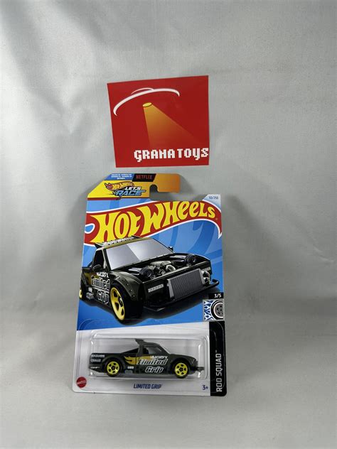 Limited Grip 50 Black 3 5 Rod Squad 2024 Hot Wheels Case L Grana Toys