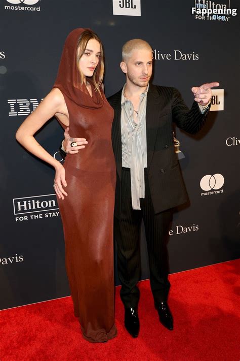 Charlotte Lawrence Shows Off Her Nude Tits At The Pre Grammy Party Photos TheFappening