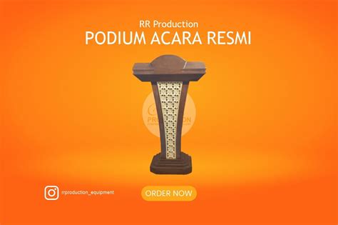 podium kayu mimbar rr production