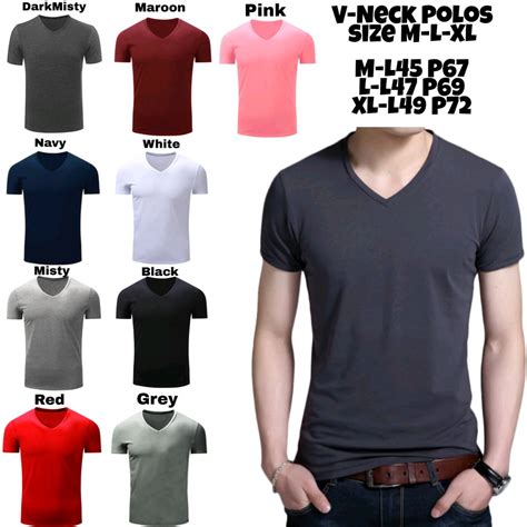 Kaos Polos V Neck Andalas Inspirasi Terkini