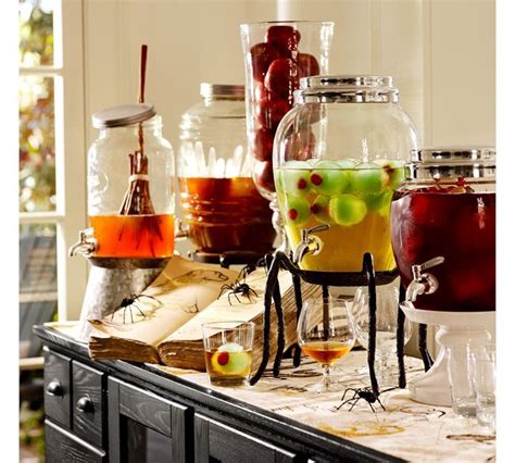 Mason Jar Drink Dispenser | Drink dispenser, Mason jar drinks, Halloween drinks