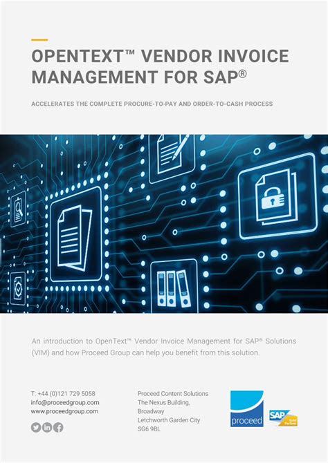 Opentext Vendor Invoice Management Invoice