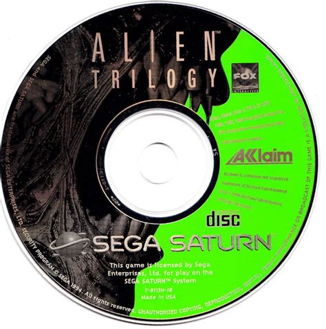 Alien Trilogy Cover Or Packaging Material Mobygames