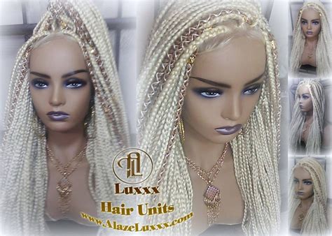 Blonde 613 27 Mix Box Braid Wig Ombre Balayage Honey Blonde Etsy