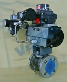 DN25 valve bi directionnelle pneumatique de bride de valve d arrêt du