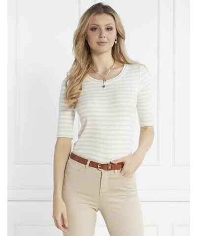 Nude καλοκαιρινά ριγέ γυναικεία μπλουζάκια και τοπ με μανίκια τρία τέταρτα GLAMI gr