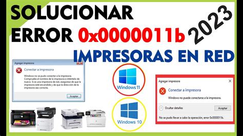 SOLUCIONAR ERROR 0x0000011b Windows No Puede Conectarse A Impresora