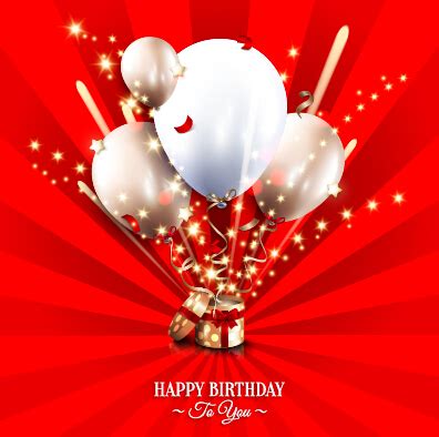 happy birthday greeting card graphics vector 02 free download