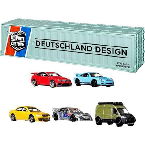Hot Wheels Premium Car Culture Deutschland Design Container Bundle 5 Car Set Shopee Philippines