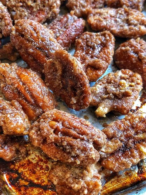 Cinnamon Sugar Candied Pecans A Feast For The Eyes Recipe Candied