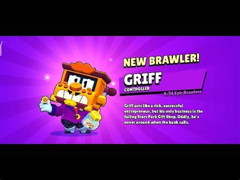 Unlocking New Brawler Griff Epic Youtube