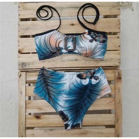 Biquini Cintura Alta Plus Size Hot Pent M G Gg Exg Levantar Bumbum Forro Shopee Brasil
