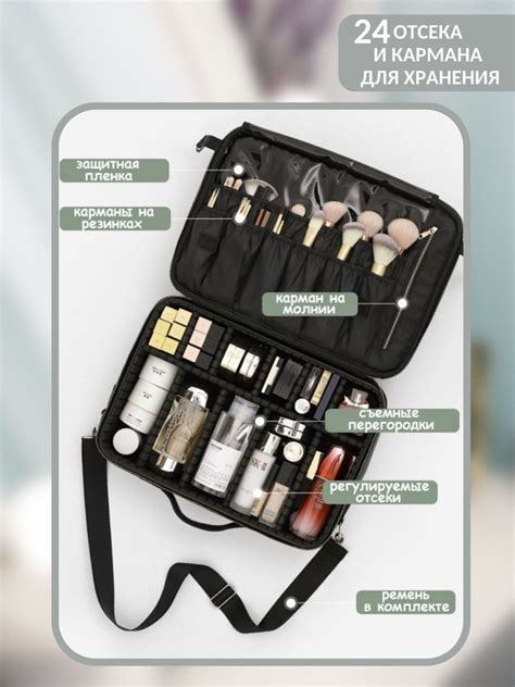 Kemei Бьюти-кейс дорожный - купить с доставкой по выгодным ценам в ...