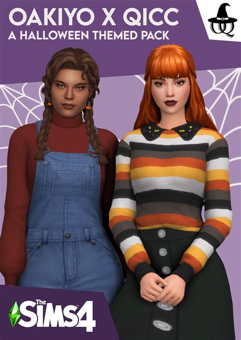 Quirky Introvert Cc Oakiyo X Qicc A Halloween Themed Pack A Pack