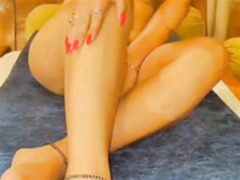 Desi Actress Nude Applying Lotion Over Body