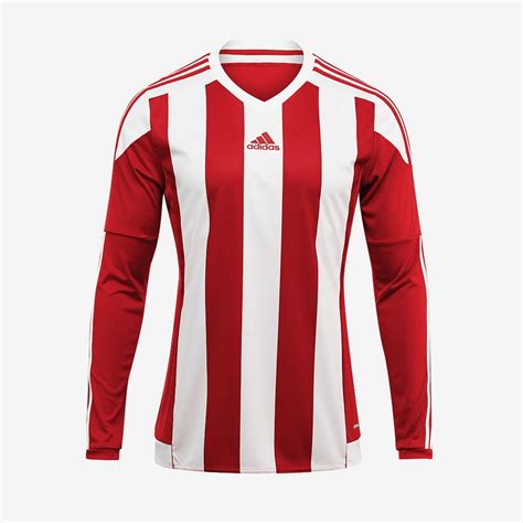 Mens Football Teamwear Adidas Striped 15 Long Sleeve Jersey Power