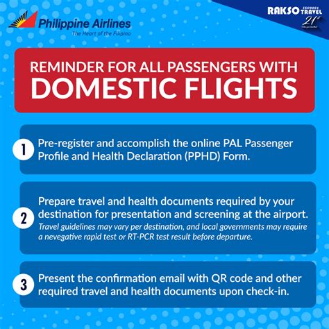 PHILIPPINES TRAVEL ADVISORY Philippine Airlines Reminder For All