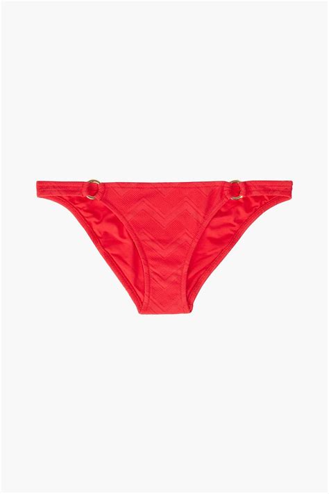 Melissa Odabash Montenegro Stretch Jacquard Low Rise Bikini Briefs The Outnet