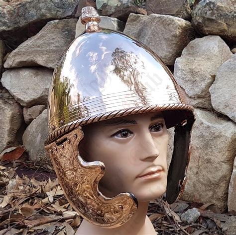 Montefortino Style Of Bronze Helmet