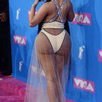 Nicki Minaj Big Fat Diabetic Ass In Nude Bodysuit VMAs 2 DrunkenStepFather