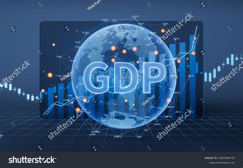 growth gdp statistical graph  rendering stock illustration