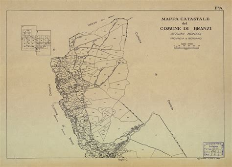 Mappe Catastali D Italia Provincia Di Bergamo I Foglio A Comune Di