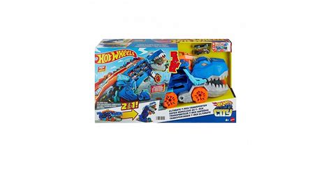 Hot Wheels Set Mega Transporter T Rex Hng