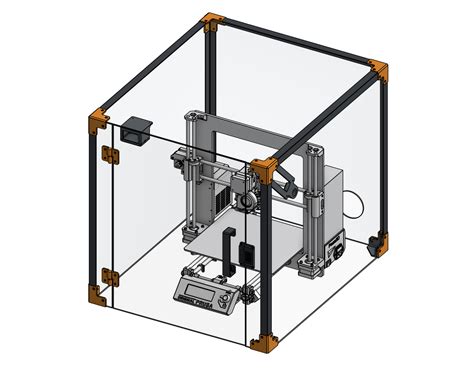 Modular 3d Printer Enclosure By Uranusastra Download Free Stl Model