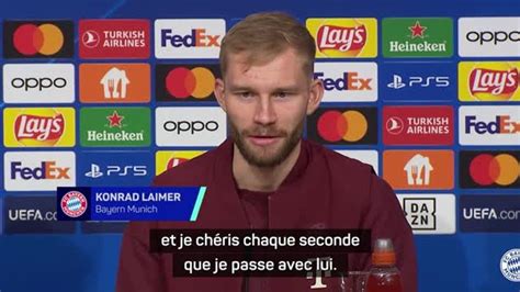 Bayern Munich Konrad Laimer Je Ch Ris Chaque Seconde Que Je Passe