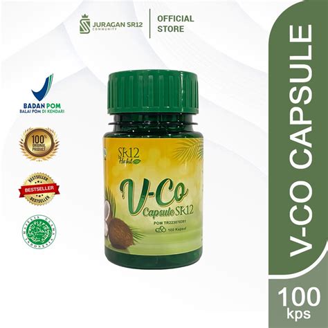 Jual SR12 VCO Kapsul Minyak Kelapa Murni Virgin Coconut Oil 100