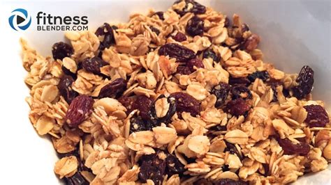 Oatmeal Cookie Granola Healthy Granola Recipe Fitness Blender