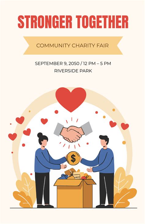 Free Charity Poster Templates, Editable and Printable