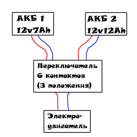 Подключение двух АКБ через переключатель - Начинающим - Форум по ...