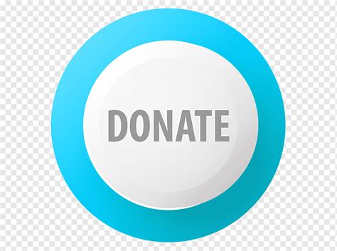 Donation Button Sticker Donate Blue Text Trademark Png Pngwing