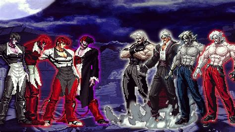 Kof Mugen Iori Yagami Team Vs Bosses Rugal Team Youtube