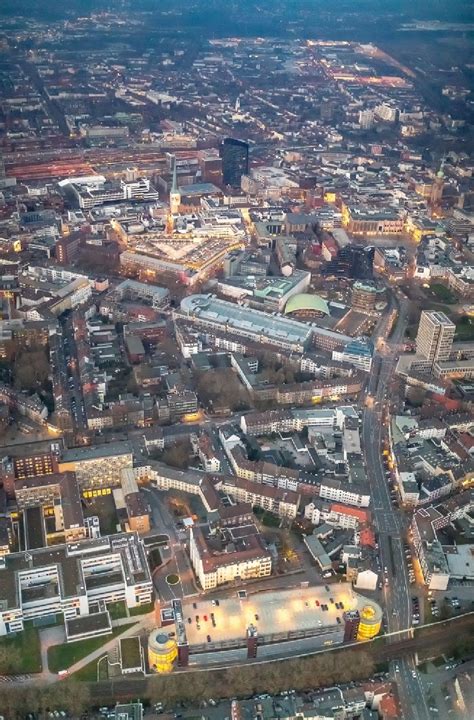 Luftaufnahme Dortmund Stadtansicht Des Innenstadtbereiches Mit Dem